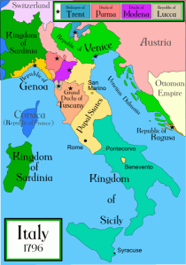 unification of italy 1796