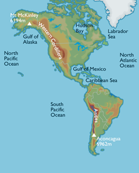 Western Cordillera of USA