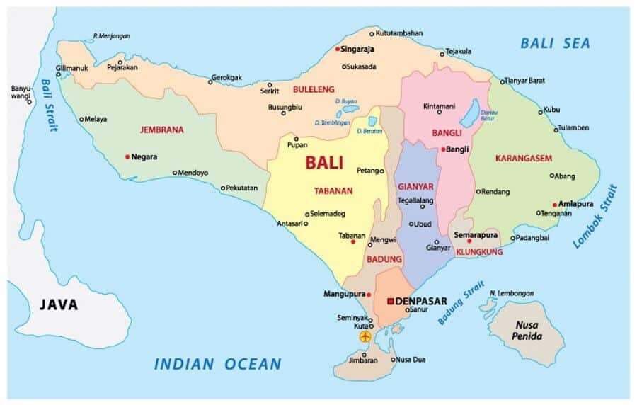 Bali strait