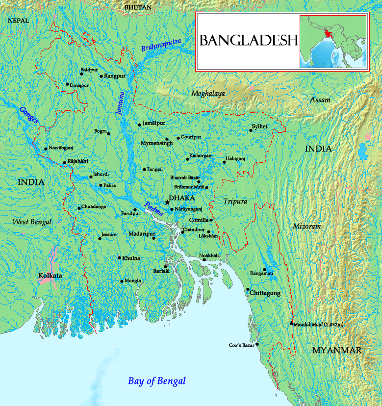 Bangladesh International Boundaries