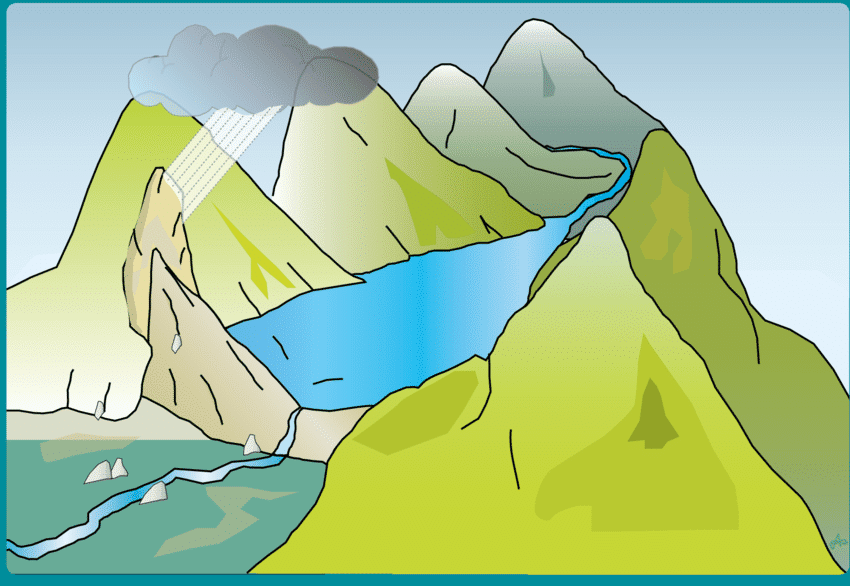  Landslide dam