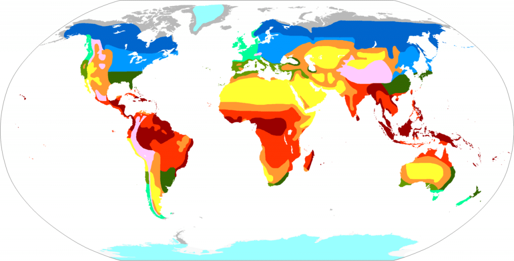Trewartha Climatic Classification UPSC