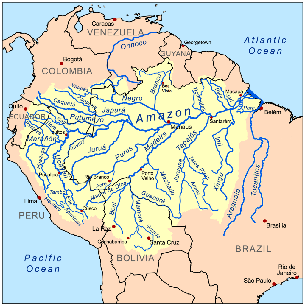 amazon river upsc