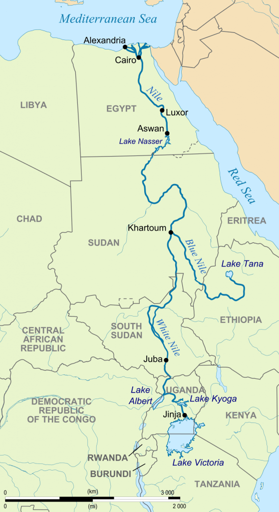 Important Rivers of the World - Nile