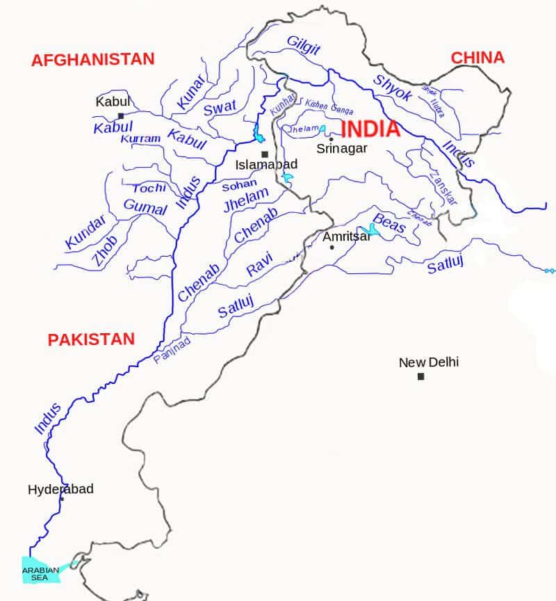 सिंधु नदी प्रणाली