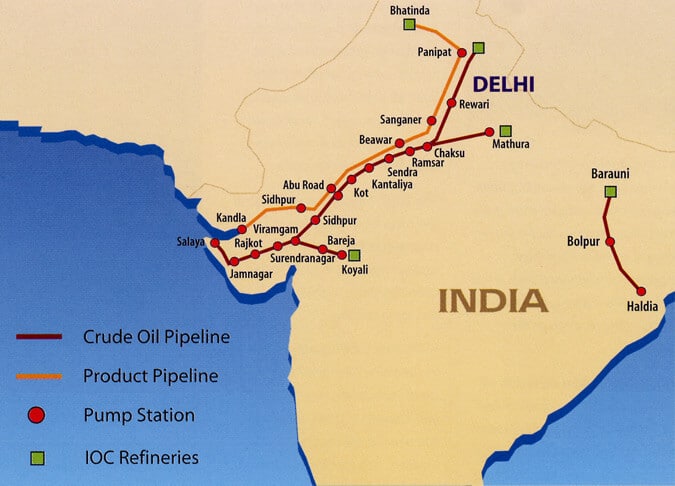 Kandla Bhatinda Pipeline