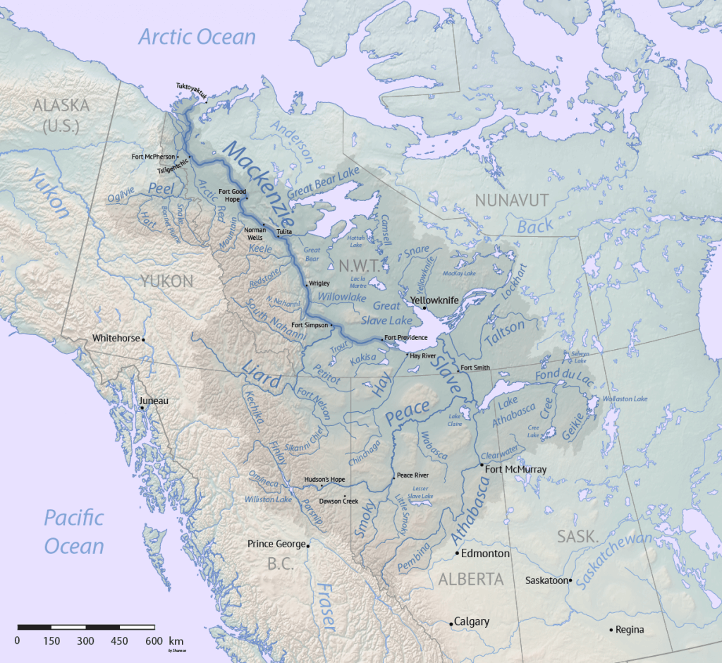 Mackenzie River map