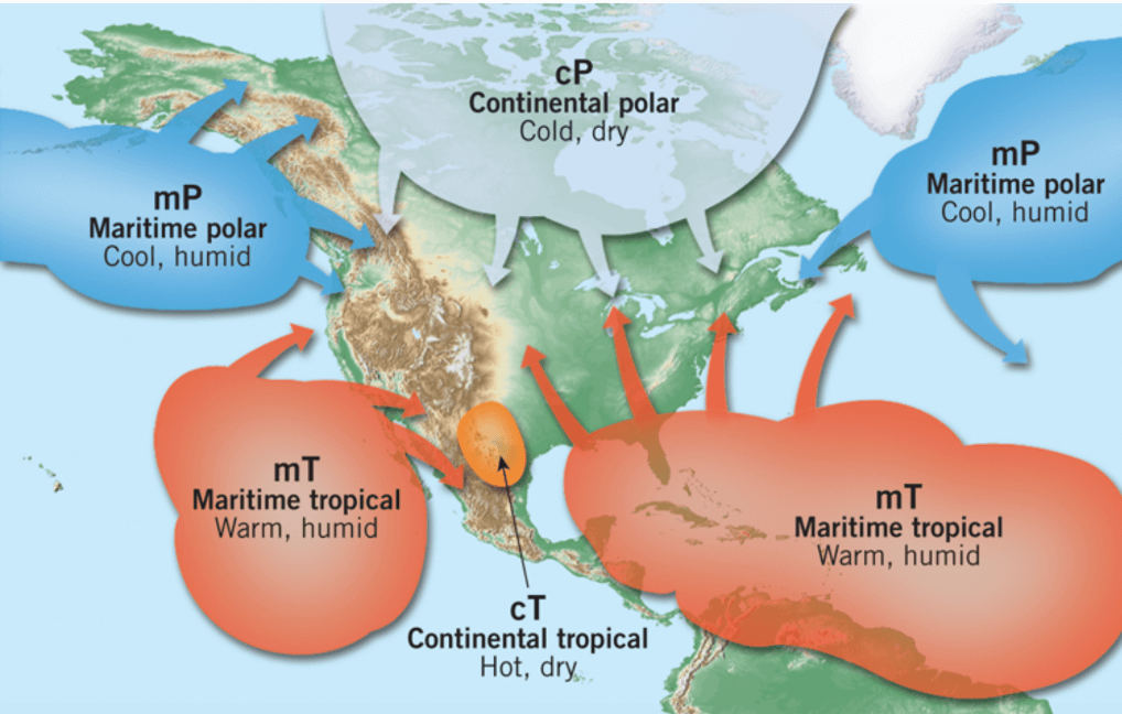 Maritime Polar Air Masses