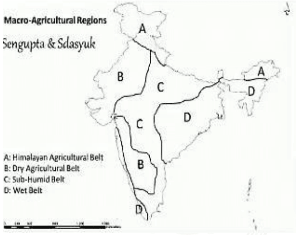 P Sengupta Agricultural Regionalisation