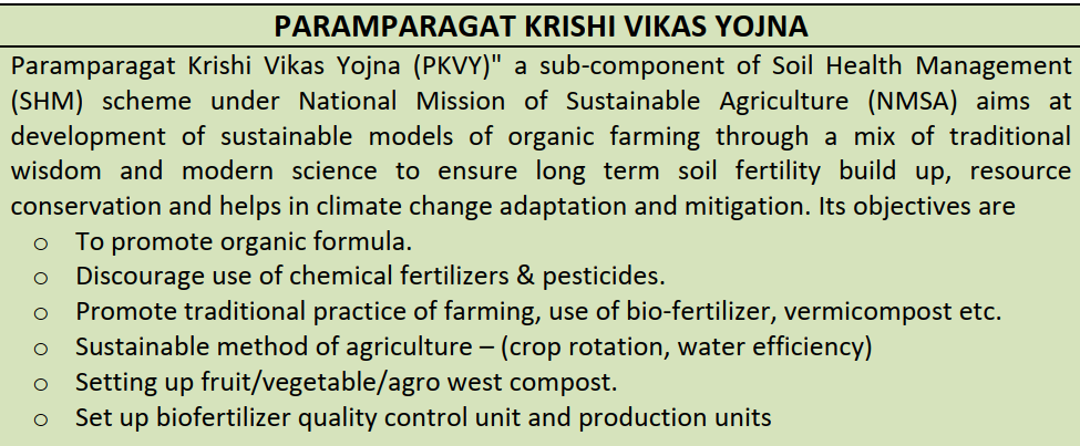 paramparagat krishi vikas yojana