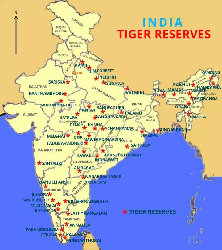tiger reserves