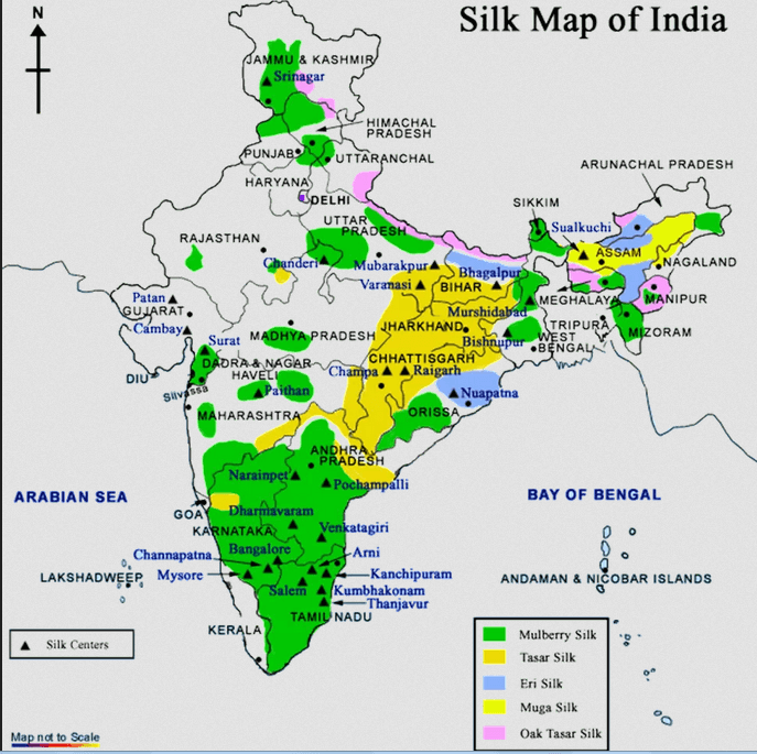 silk production india