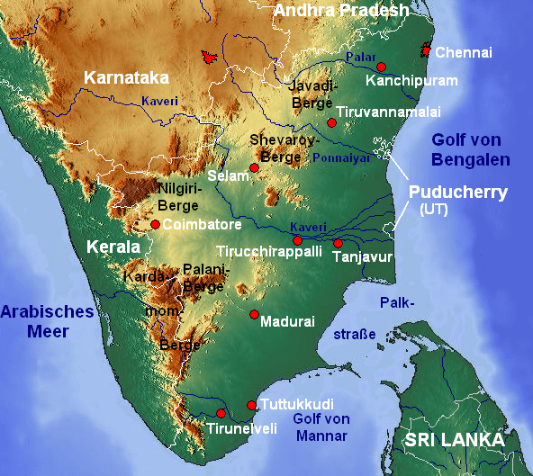 Ponnaiyar River UPSC