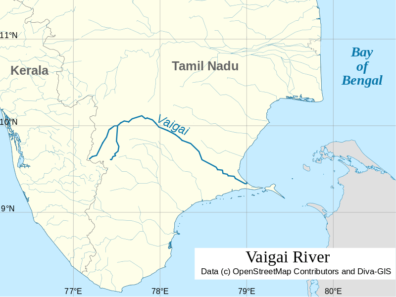 Vaigai River UPSC