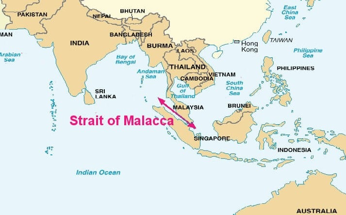 Strait of malacca upsc