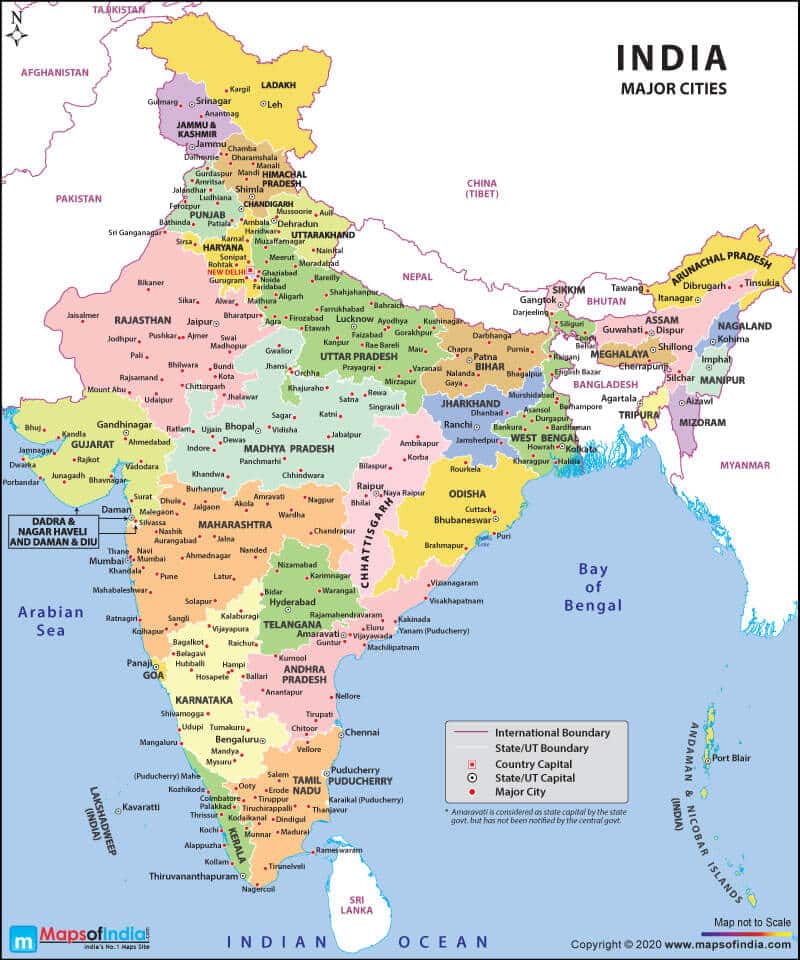 Major Cities of India