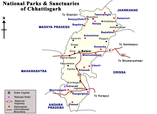 Tiger reserves in Chhattisgarh