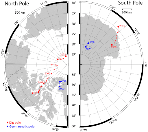 magnetic pole