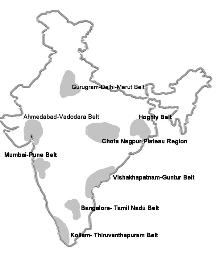 Industrial Regions of India UPSC