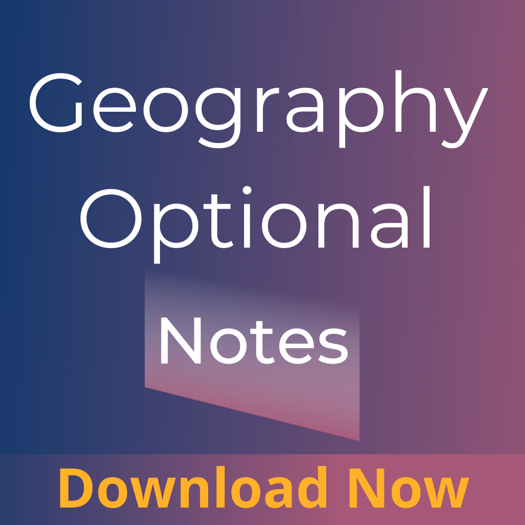 Geography Optional Notes PDF