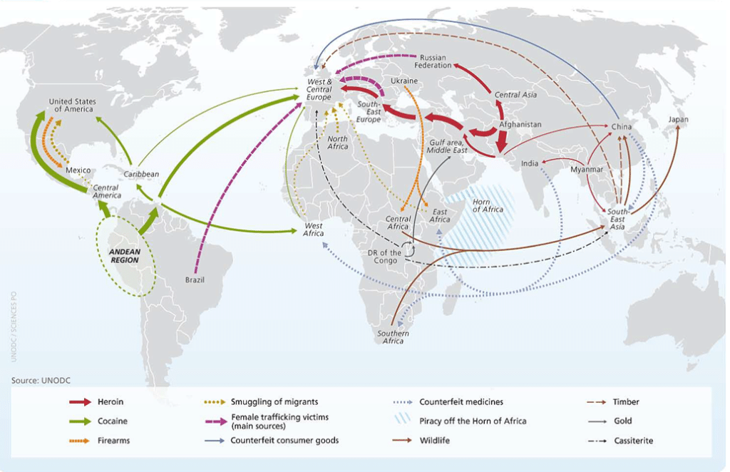Global Flows of Transnational Organized Crime