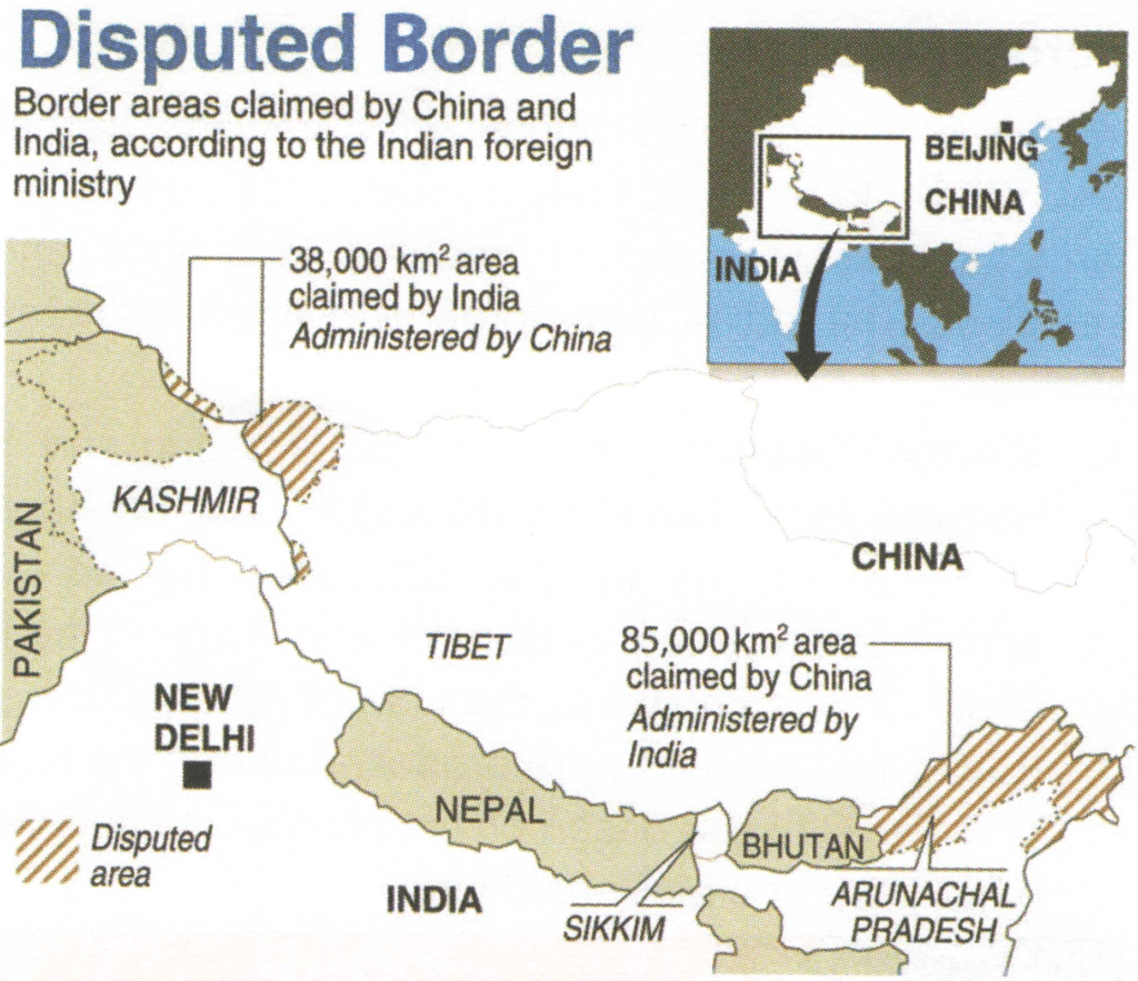 India and china border dispute