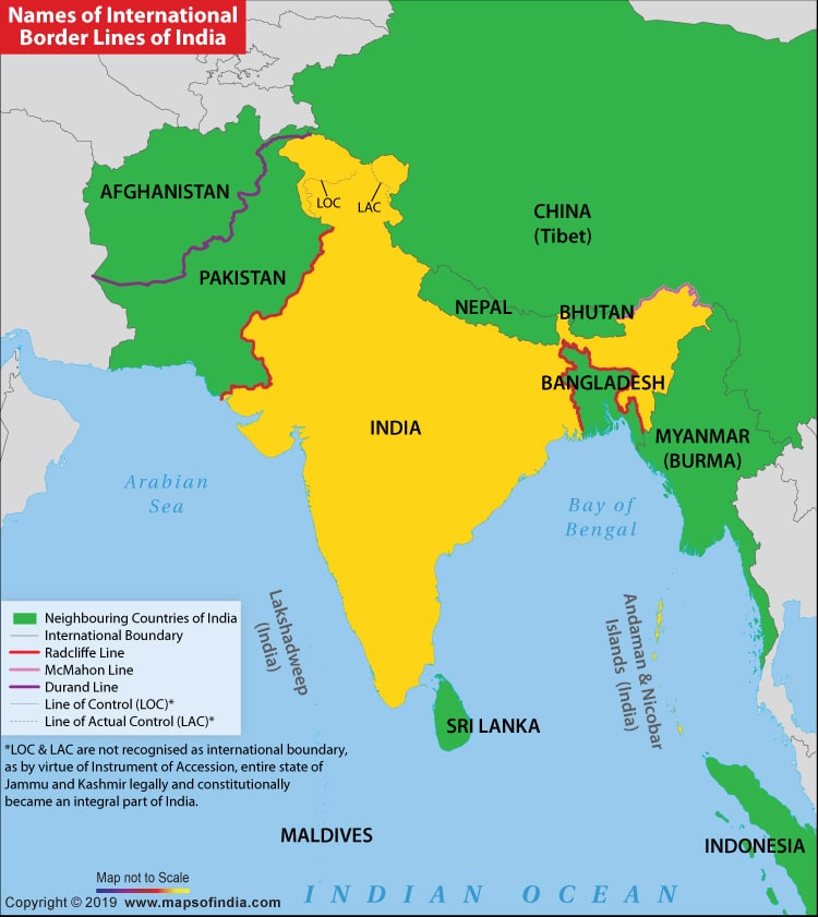Indian borders