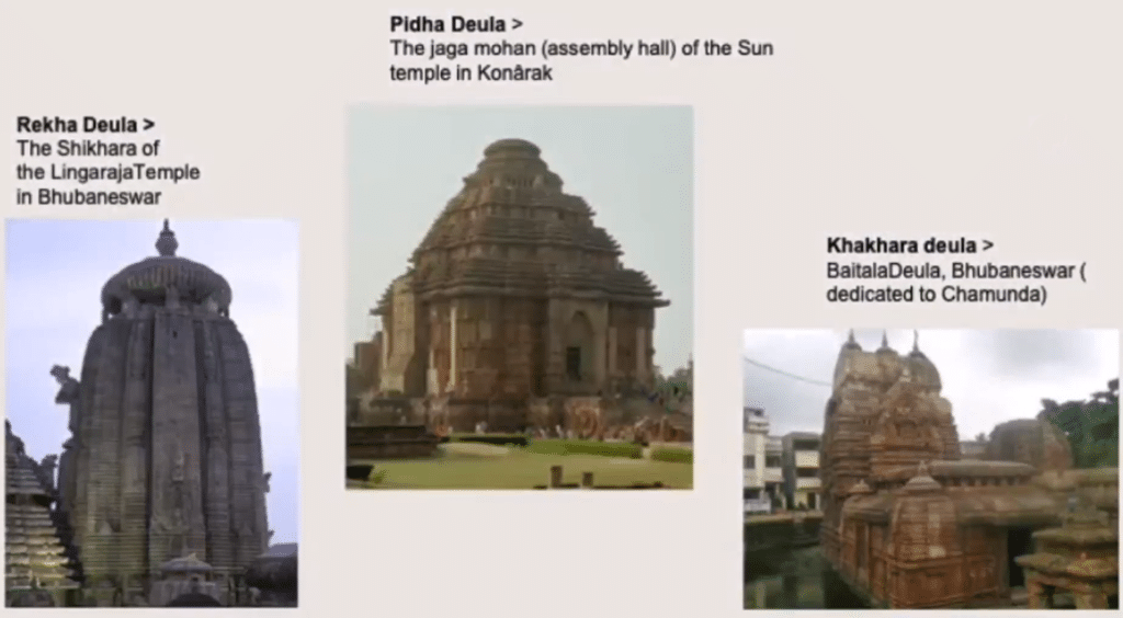 Three type of deula in Odisha School of Temple