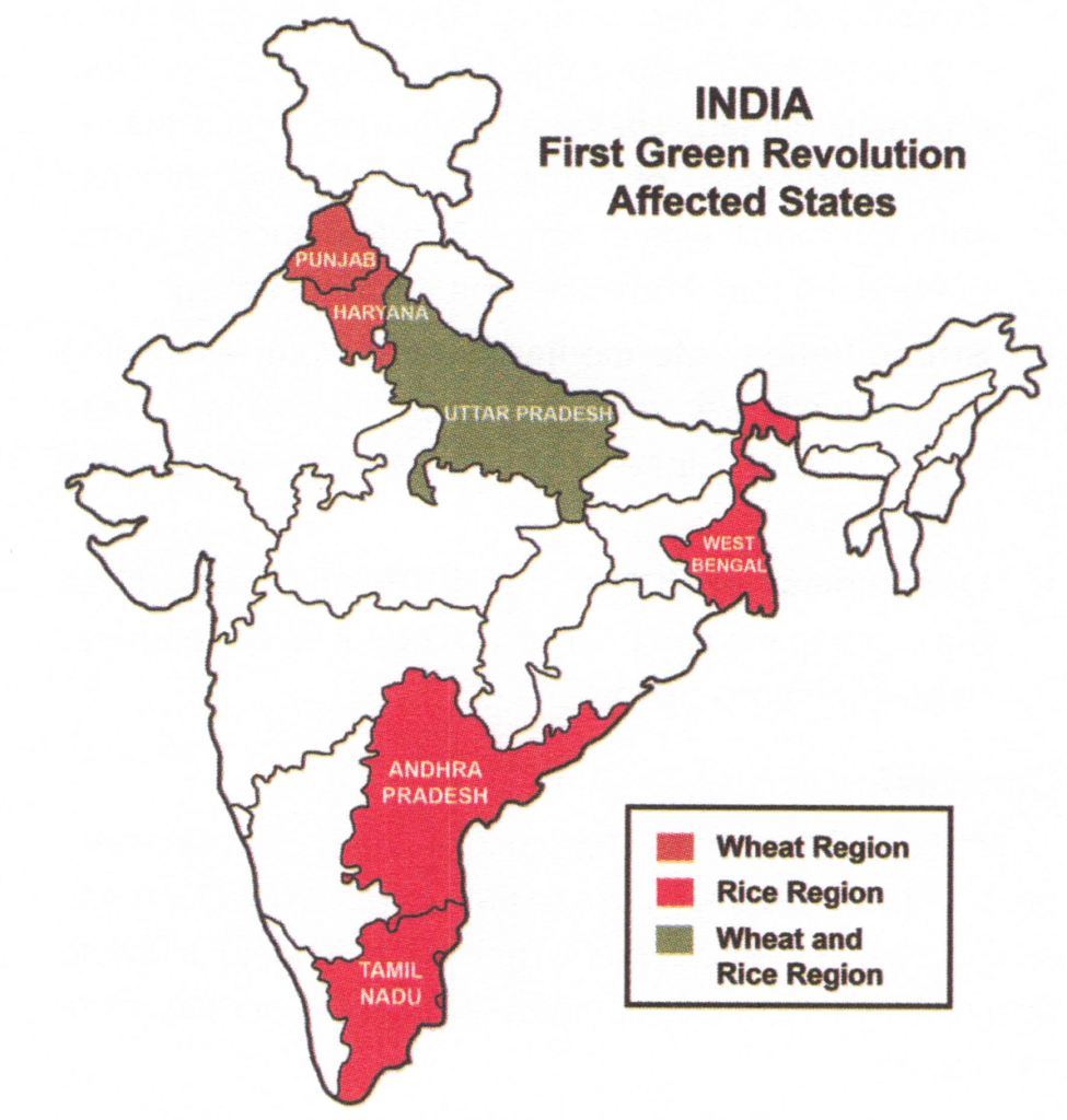first green revolution affected state