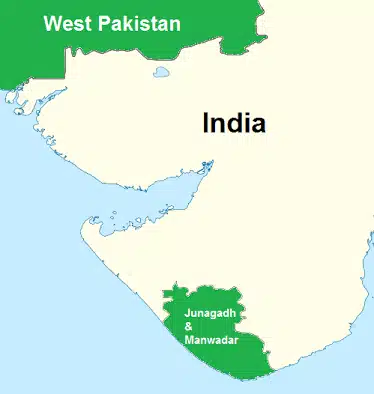 west pakistan and junagadh