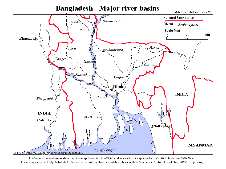 India Bangladesh river