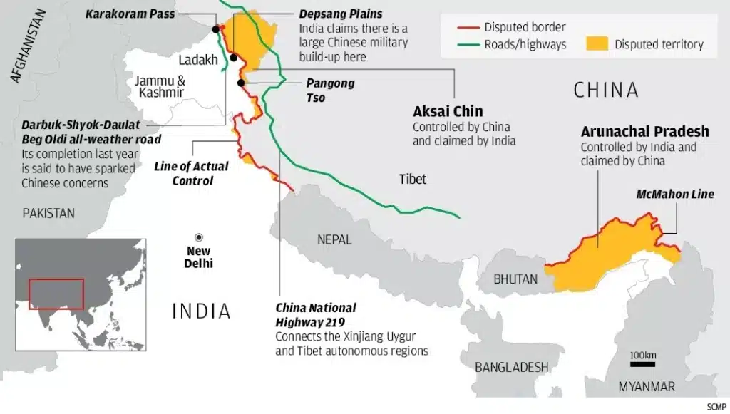 भारत-चीन संबंधों में चिंता का मुद्दा