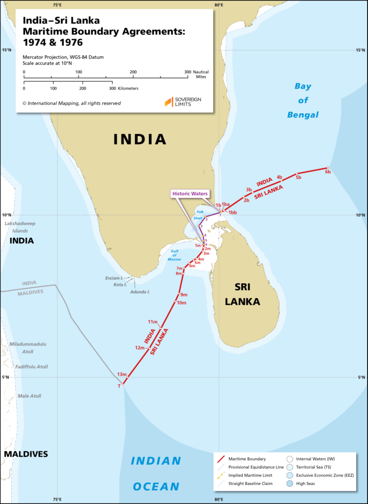 भारत श्रीलंका समुद्री सीमा