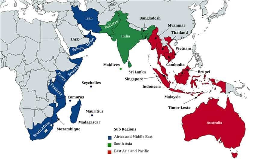 भारत और हिंद महासागर क्षेत्र (आईओआर)