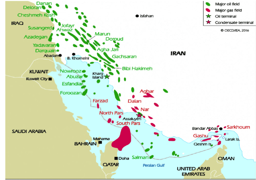 Iran Gas Field