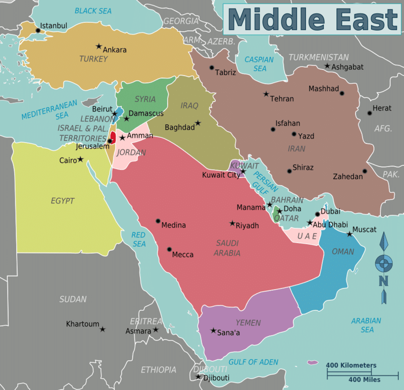मध्य पूर्व
