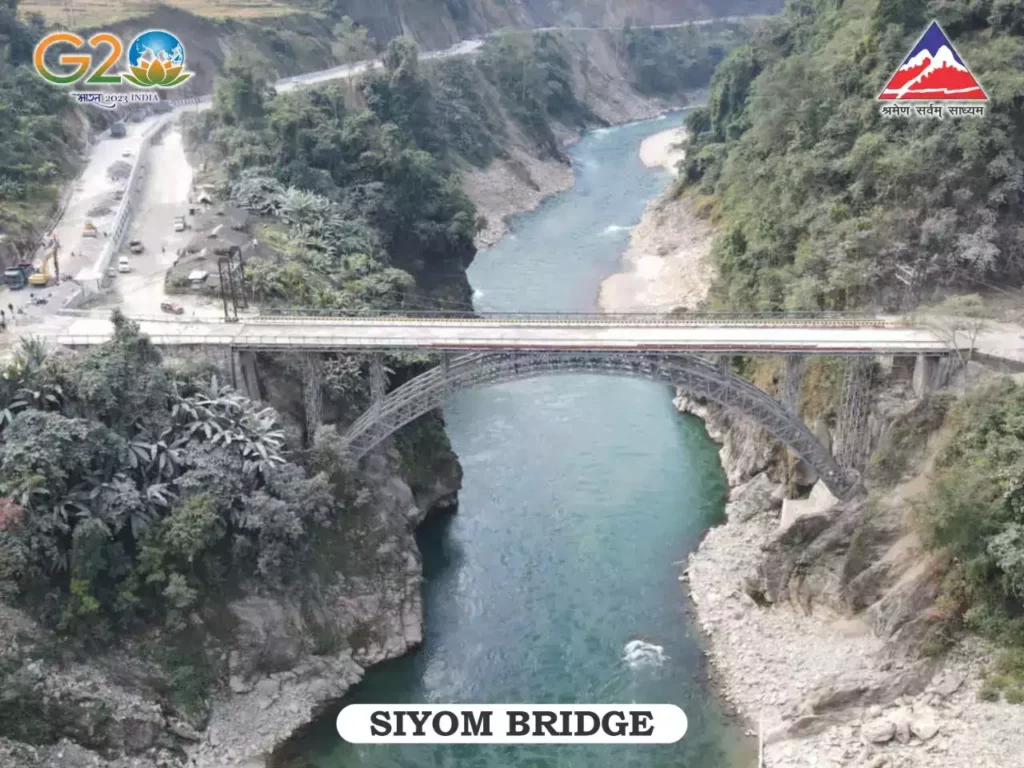 Siyom Bridge in Arunachal Pradesh