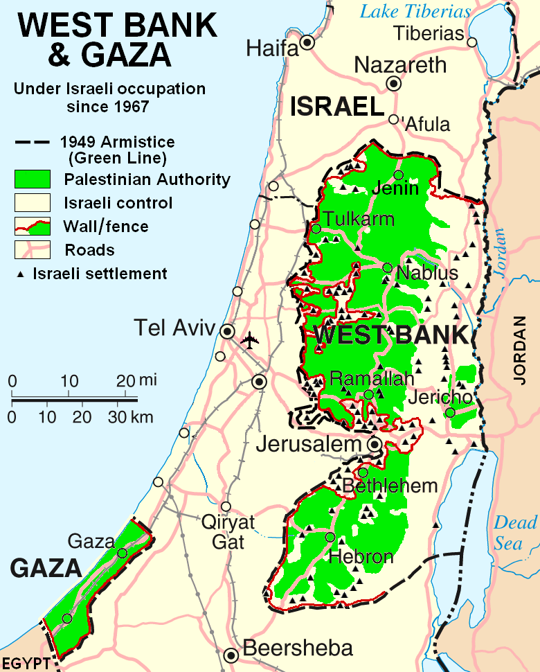 West bank and Gaza