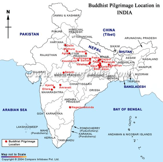 भारत में बौद्ध स्थल