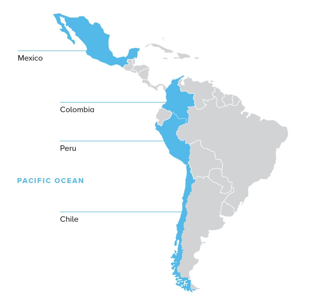 Pacific Alliance Map