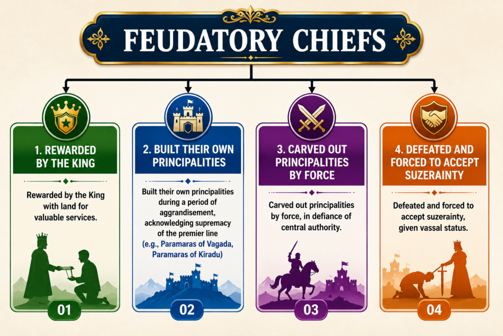 Categories of Feudatory Chiefs