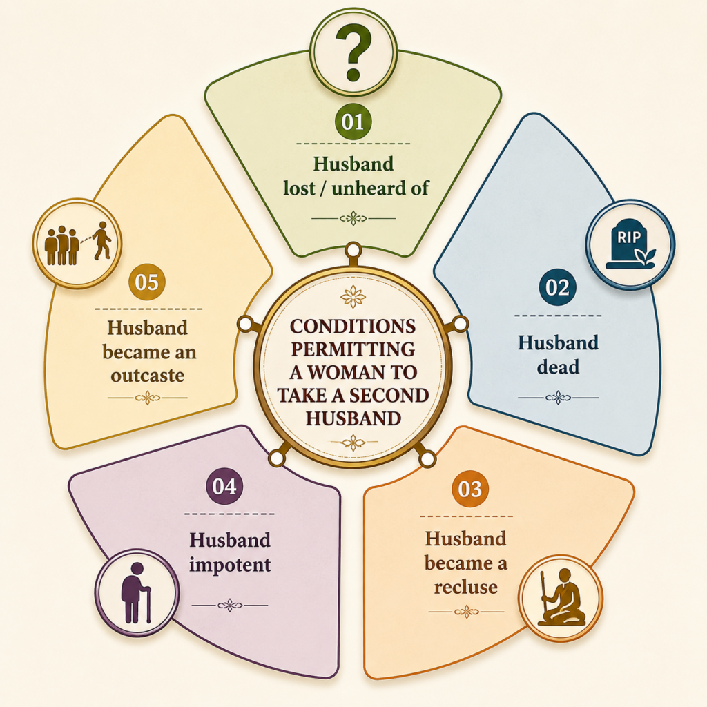 Conditions for remarriage: five scenarios