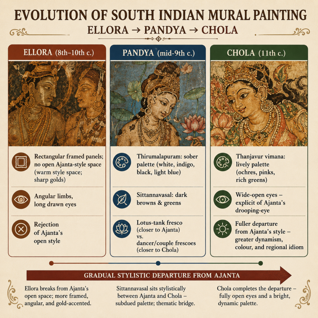 Evolution of South Indian murals
