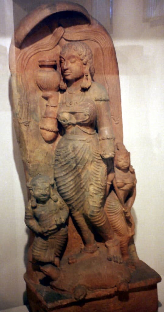 This image has an empty alt attribute; its file name is Goddess_Yamuna._Delhi_National_Museum_ni01-10-539x1024.jpg