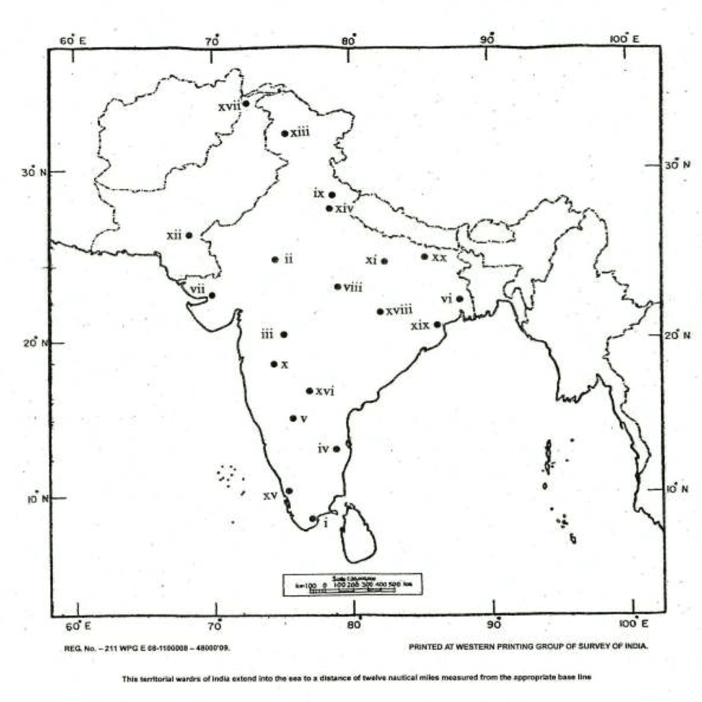 UPSC History Optional Map Solution 2018