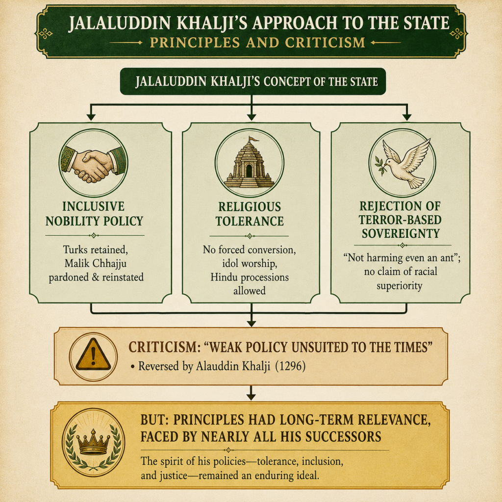 Jalaluddin Khalji's state principles overview
