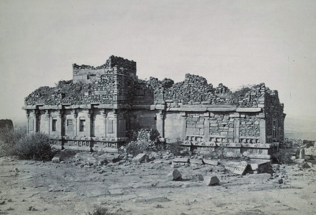 Meguti Jain temple ruins from the 1880s