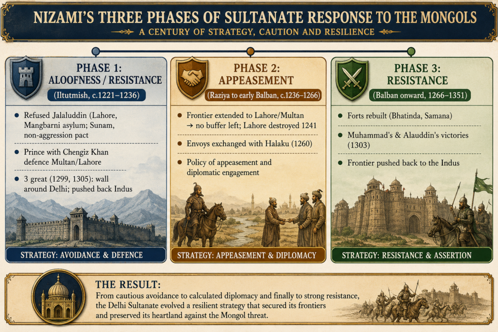 Nizami's timeline of Sultanate response