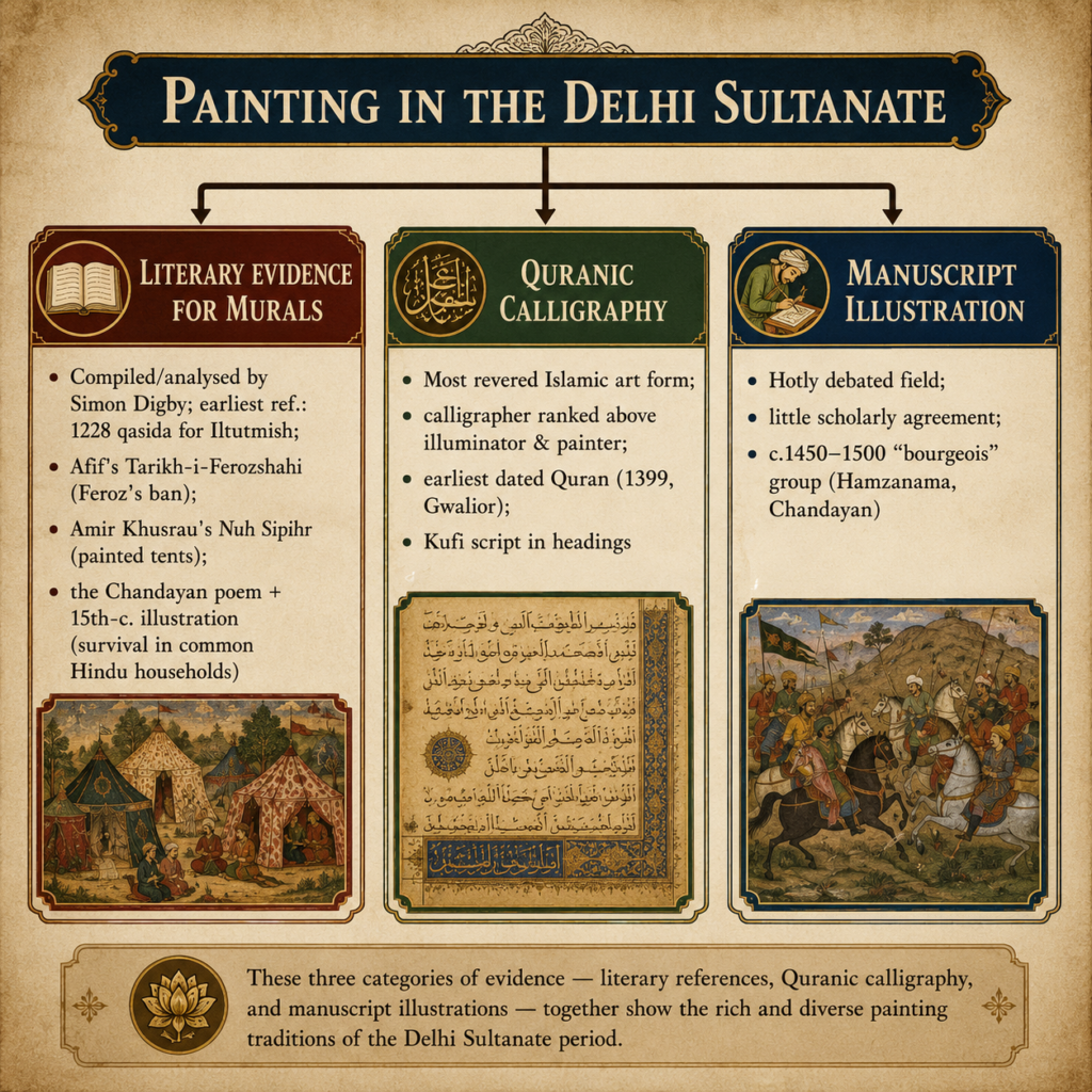 Painting traditions of the Delhi Sultanate