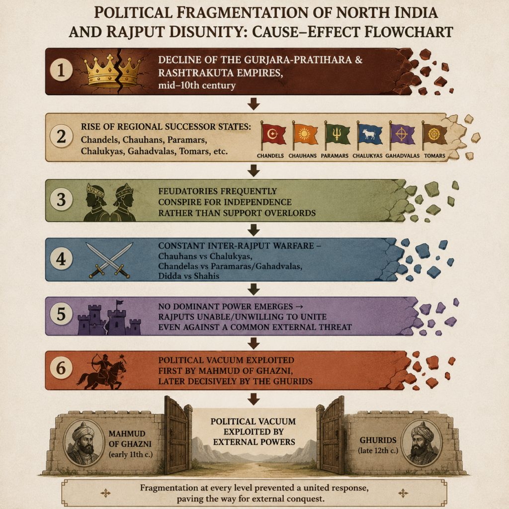 Political fragmentation of North India